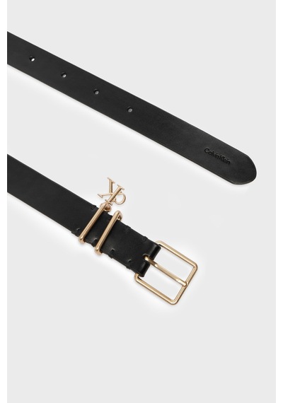 Calvin Klein Charm Detaylı Deri Kemer Lv04f7086gyıq Bayan Kemer Lv04f7086g Yıq Siyah