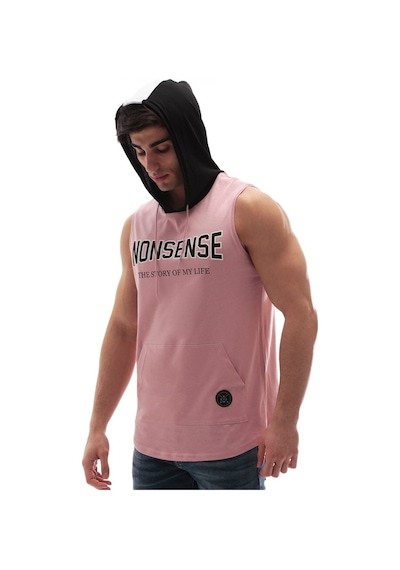 Madmext Kapşonlu Atlet Pembe 2882