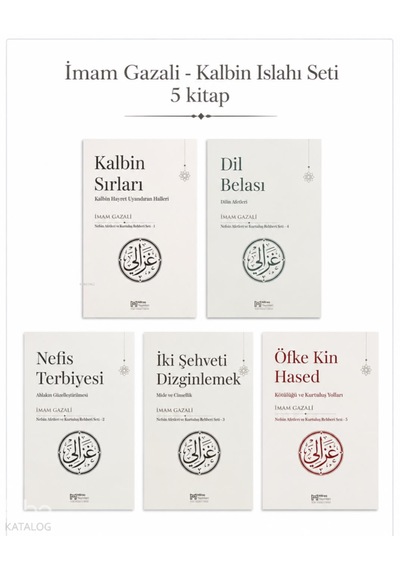 İmam Gazali İmam Gazali - Kalbin Islahı Seti 5 Kitap