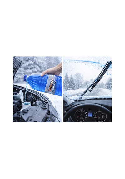 Oto Cam Suyu 3 Litre -18 C Derece Antifrizli Tuz İçermez Antifrizli Kışık Camsuyu 3 Lt