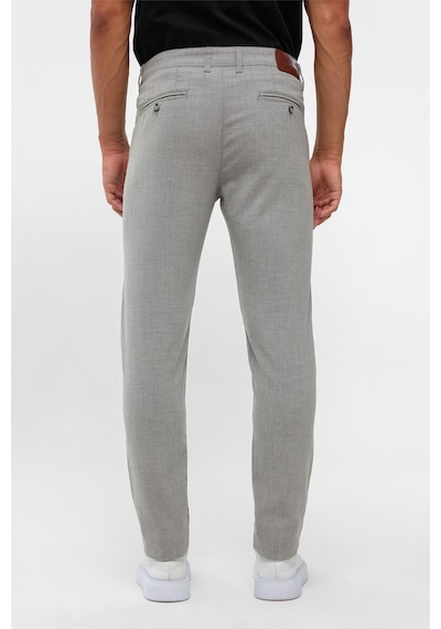 Süvari Gri Slim Desenli Pantolon