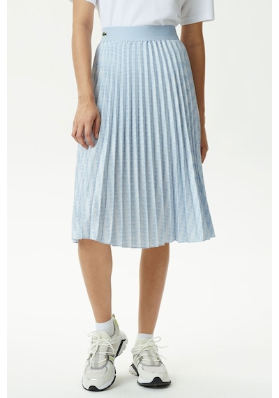 Lacoste Women's Fashion Show Edition Belted Pleated Skirt Geniş Kalıp Kemerli Pileli Kadın Kot Etek Mavi Lacoste Women's Fashion Show Edition Belted Pleated Skirt Geniş Kalıp Kemerli Pileli Kadın Kot Etek Mavi