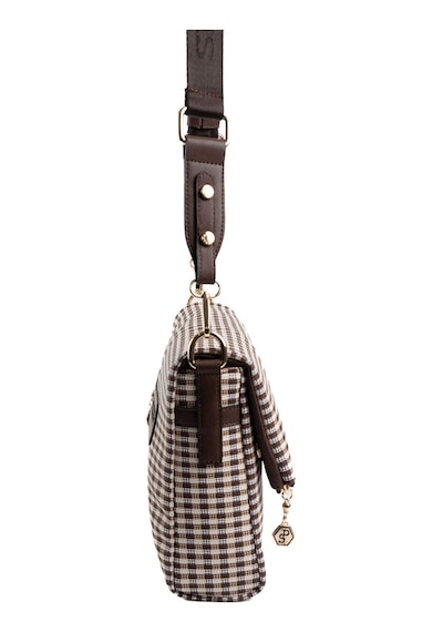 Çapraz Çanta Kadın Silver Polo 963-47362 Sılver Polo Çapraz Bayan Çantası M191 Kahve Sarı-mat Kahve Çok Renkli