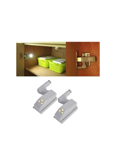 Buffer Beyaz Gardrop Dolap Içi Led Aydınlatıcı 2'Li N11.20244