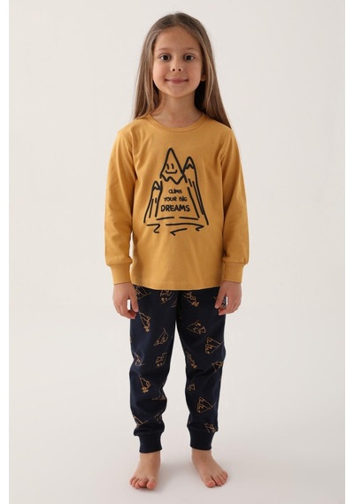 Roly Poly 3170 Garson Climb Your Big Dreams Kız Çocuk Uzun Kol Pijama Takım 001 Roly Poly 3170 Garson Climb Your Big Dreams Kız Çocuk Uzun Kol Pijama Takım 001