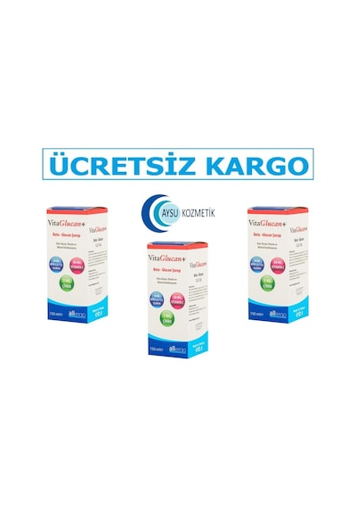 Vitaglucan Betaglucan Şurup 150 ML - 3 Adet