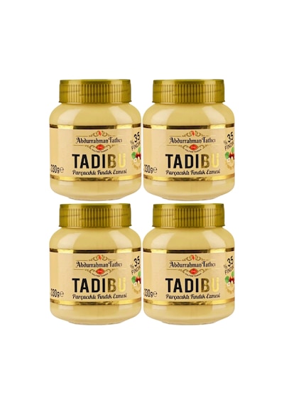 Abdurrahman Tatlıcı Tadıbu Parçacıklı Fındık Ezmesi 330 Gr X 4 Adet