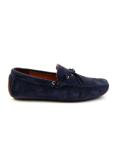 Bambi Lacivert Hakiki Deri Erkek Loafer Ayakkabı E01547070102 Lacivert