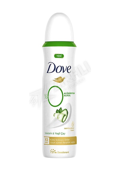 5 Adet Dove %0 Alüminyum Cucamber Deodarant 150 Ml