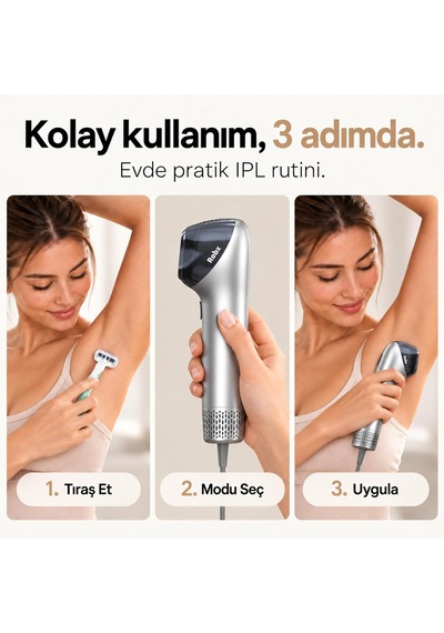 Tr A2030 Ipl Sapphire Sogutma 35 Joule Ultra Güç Hızlı Etki Çoklu Seri Otomatik Atım Mavi