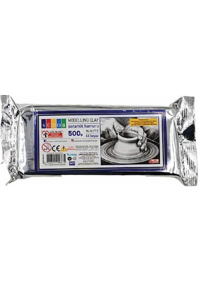 Seramik Model Hamuru 500 Gr Beyaz