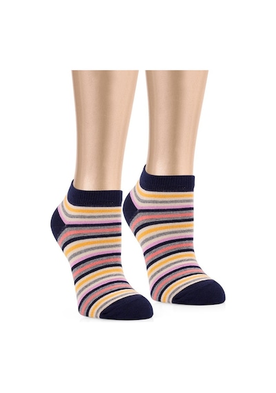 Ozzy Socks 5 Çift Eğlenceli Desenler Kadın Patik Çorap Ozzyp003 Çok Renkli