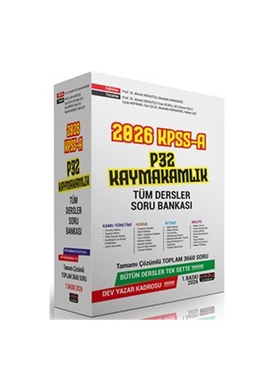 Kpss A P32 Kaymakamlık Tüm Dersler Konu Anlatımlı Modüler Set ...