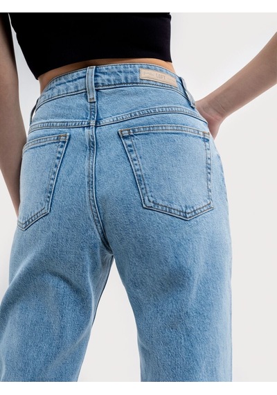 LOFT Mom Slim Fit Kadın Pantolon Lf2036157 Q1.v1 Denim
