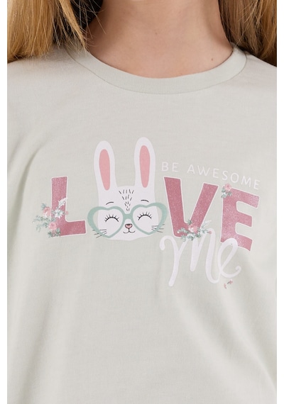 Rolypoly Kız Çocuk Yeşil Pijama Takımı 5274-48698 Yeşil