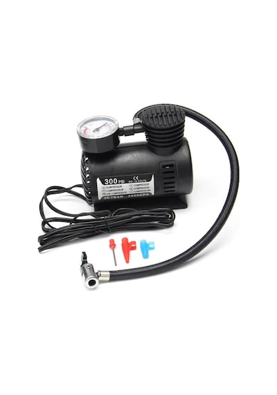 Orret Home 12v Mini Hava Kompresörü Araç Çakmaklık Tipi 300 Psı Lastik Şişirme Pompası, Araba/bisiklet/motosiklet Lastiği Ve Top Şişirme İçin Taşınabilir Mini Kompresör