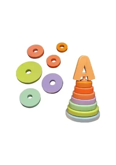 Wood&joy Toddler Stacker Pastel