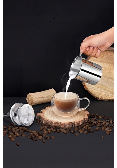 Chavin Pitcher MT192 304 Çelik 500 ML Manuel Presli Süt Köpürtme Potu
