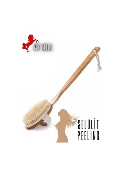 At Kılı Kuru Islak Selülit Peeling Fırçası