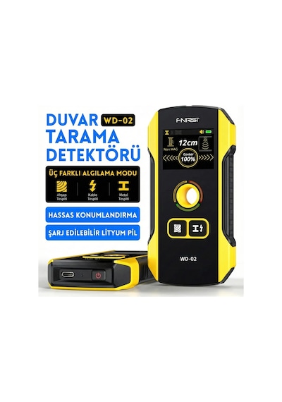 Wd-02 Metal Dedektörü Duvar Tarayıcı