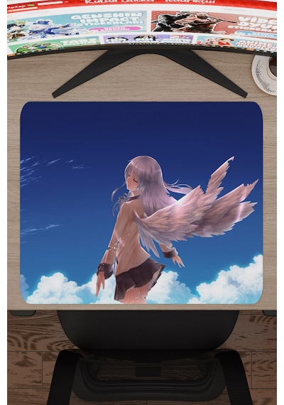 Angel Beat S Anime V2 - 48x40 Xl Gaming Kauçuk Kaymaz Taban Mouse Pad Fare Altlığı