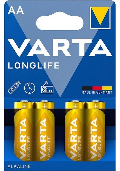 Varta Longlife Aa 4'lü Alkalin Kalem Pil