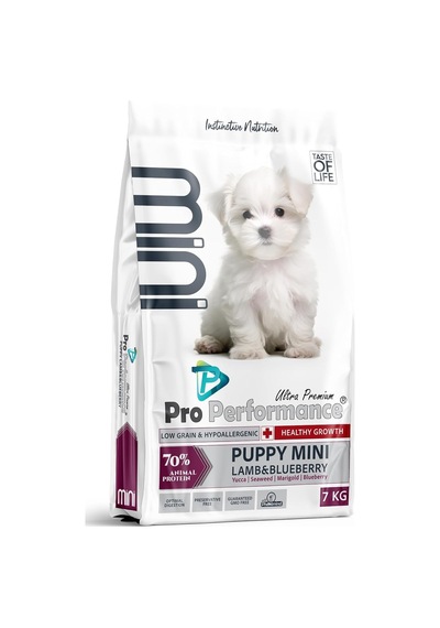 Ultra Premium Hipoalerjenik Kuzu Etli Ve Yaban Mersinli Küçük Irk Yavru Köpek Maması 7 Kg
