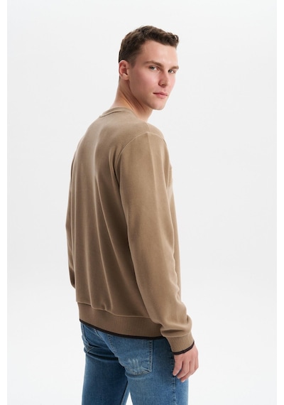 AR-MA Arma Erkek Regular Fit Selanik Sweatshirt Kazak Karbon Fırçalı, Bisiklet Yaka, Pamuk Polyester, Süs Etiketli K30124697802 Füme - Gri AR-MA Arma Erkek Regular Fit Selanik Sweatshirt Kazak Karbon Fırçalı, Bisiklet Yaka, Pamuk Polyester, Süs Etiketli K30124697802 Füme - Gri