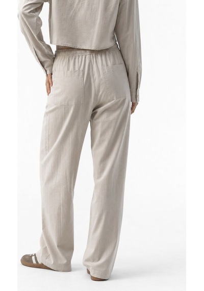 LOFT Straight Fit Kadın Pantolon Light Beige