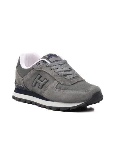 Hammer Jack Gri Suni Deri Unisex Sneaker Peru 102 19250 G Gri
