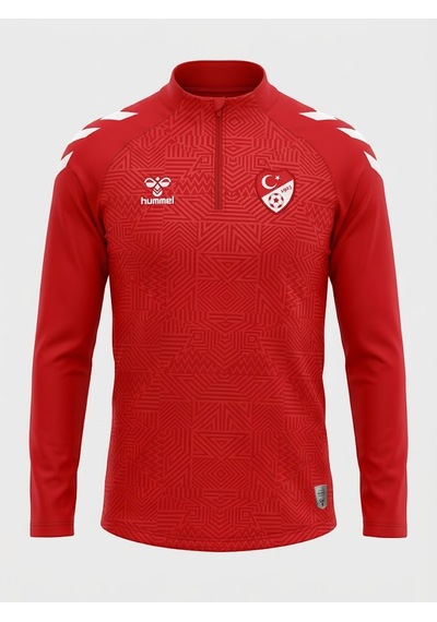 Hummel 2026-27 Tff Hakem Antrenman Eşofman Üstü Kırmızı
