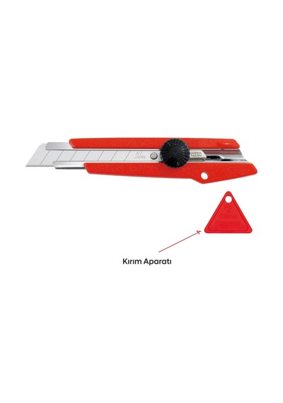Nt Cutter L-500 18mm Maket Bıçağı 2 Bıçak Ve Kırım Aparatı Hediye