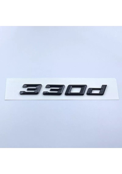 Bmw 330d Piano Black Bagaj Yazısı 3m 3d Abs