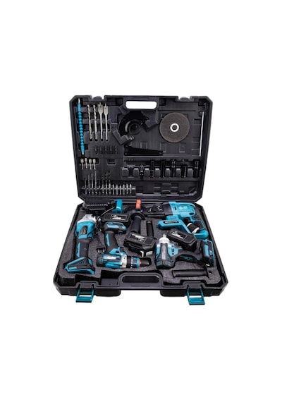 Branzeg BRZ553 Beşli Sarjlı Somun Hilti Matkap Spiral Matkap Seti 5'li