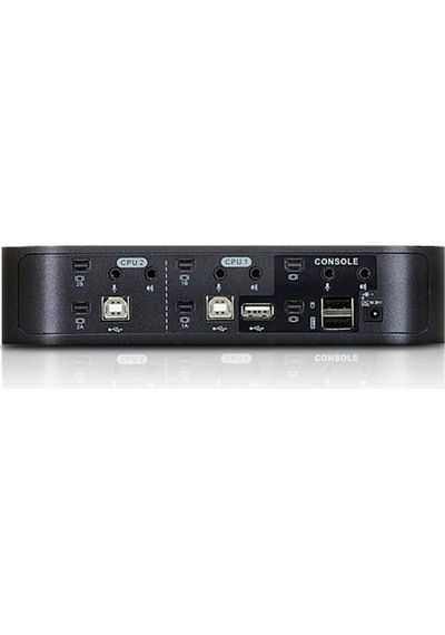 Aten Cs1942 2 Port Usb 2.0 Mini Displayport Dual View Switch