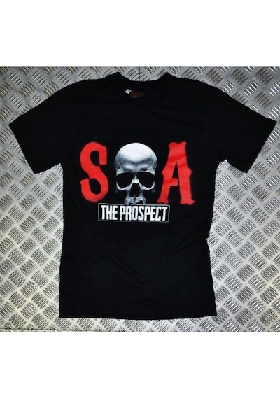 Stoned&Fame Sons Of Anarchy Baskılı Unisex %100 Pamuk T-shirt SIYAH Siyah
