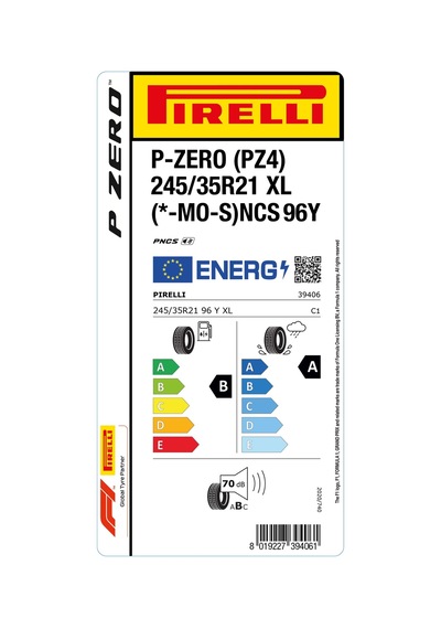 Pirelli  245/35 R21 96Y Pzero Pz4 NCS Mos XL Yaz Lastiği - 2025