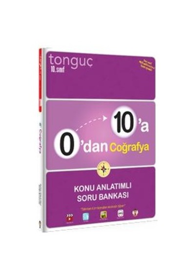 Tonguç Yayınları 0'Dan 10'A Coğrafya Konu Anlatımlı Soru  Bankası