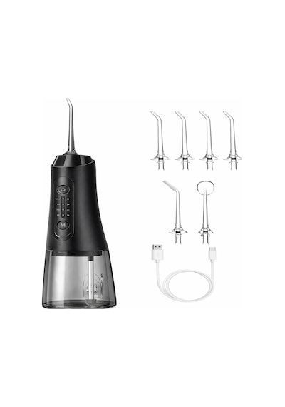 Şarjlı Ağız Duşu, 320 Ml Su Hazneli, 4 Modlu Oral Irrigator, 5 Başlıklı, Type-c Şarjlı, Ipx7 Su Geçirmez, Taşınabilir Diş Arası Temizleme Cihazı, Siyah Şarjlı Ağız Duşu, 320 Ml Su Hazneli, 4 Modlu Oral Irrigator, 5 Başlıklı, Type-c Şarjlı, Ipx7 Su Geçirmez, Taşınabilir Diş Arası Temizleme Cihazı, Siyah