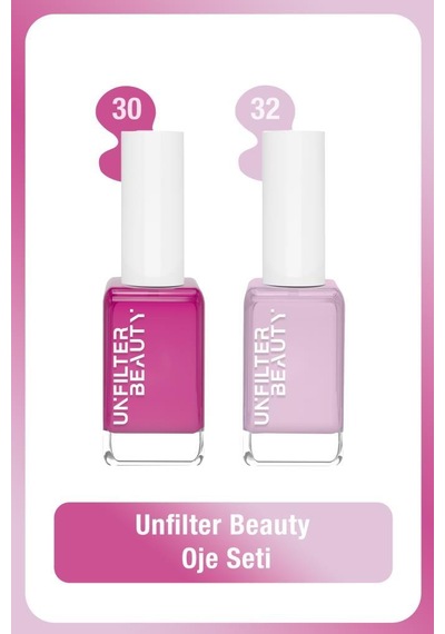 Unfilter Beauty No:30 + No:32 Oje Seti