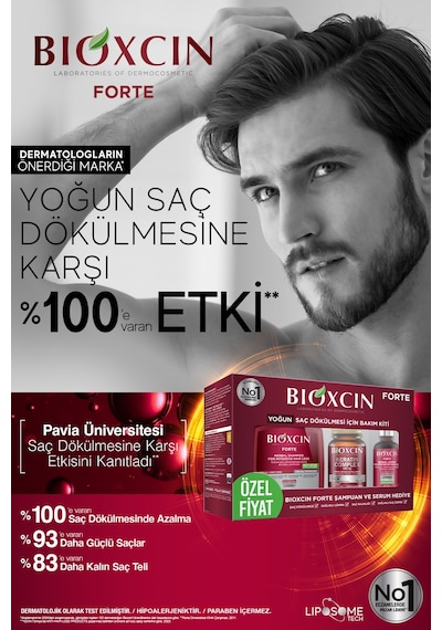 Bioxcin Forte Yoğun Saç Dökülmesi için Bakım Seti