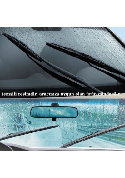 Volkswagen Caddy 3 2012 2013 2014 2015 Uyumlu 24"+18" İnç Araca Özel Ön Cam Silecek Süpürgesi Takımı 600+450mm