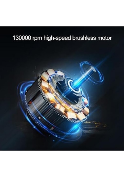 Ayrex 130000 Rpm Mini Turbo Jet Hava Üfleyici Süpürge 2in1 Araba, Klavye Temizle, Mangal Veya Serinleme Taşınabilir