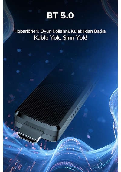 Wearfitpro Tv98 Android 14 Tv Stick 8k Ultra Hd 5g Çift Wifi Bluetooth H313 4 Çekirdek Akıllı Tv Dönüştürücü