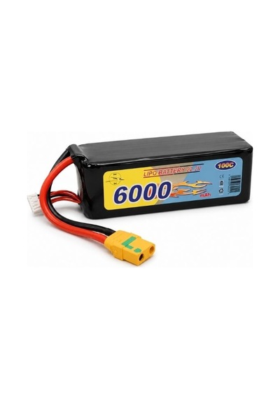 Lıpo Batarya 6000mah 22.2v 100c Endüstriyel, Rc Araç Ve Model Uçak Pili
