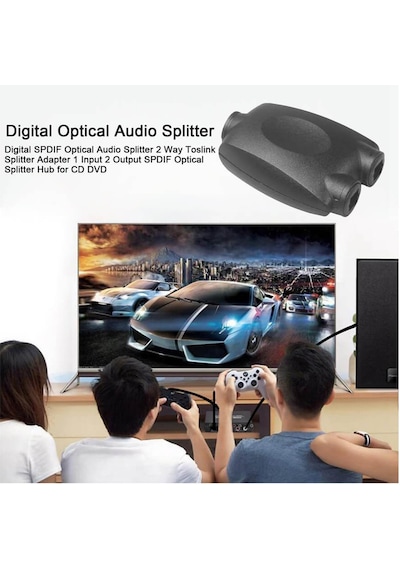 Dijital SPDIF Optik Ses Ayırıcı Çoklayıcı - Çift Yönlü Splitter