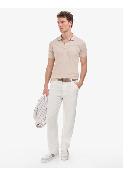 Pierre Cardin Erkek Koyu Bej Tişört Basic 50321128-vr088
