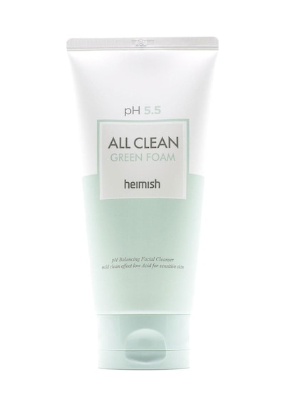 Heimish All Clean Green Foam PH 5.5 Değerinde Hassas Ciltlere için Temizleyici 150 ML
