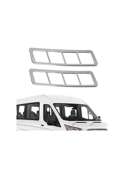 Ford Transit 2014-2020 Krom Kaput Havalandırma