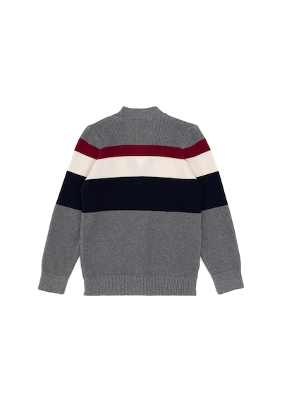 U.s. Polo Assn. Erkek Çocuk Açık Gri Melanj Hırka Triko 50295507-vr091 Acık Grı Melanj